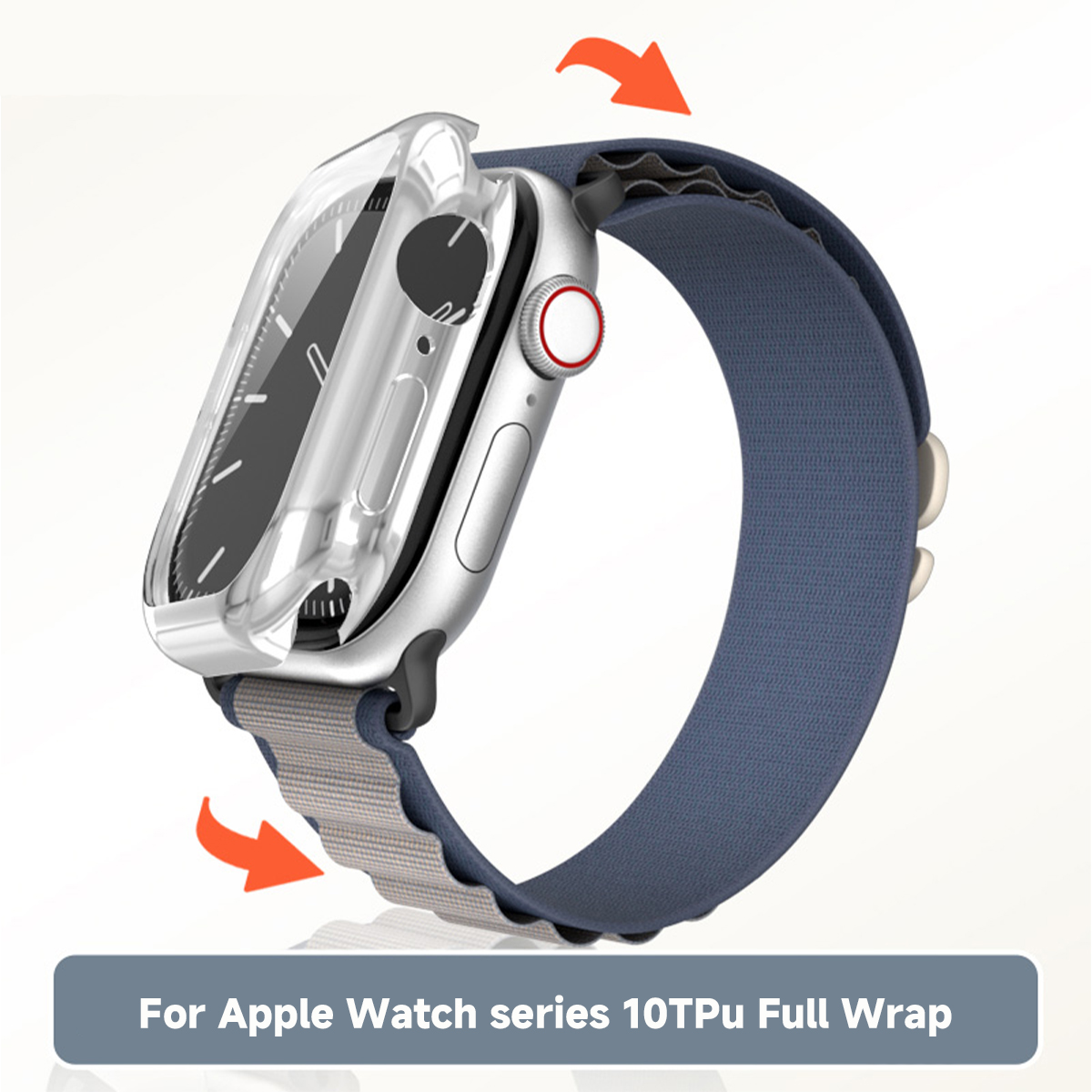 TPU Screen Protector Case for Apple Watch Series 10 42mm 46mm Full Bumper Cover for Iwatch S10 46mm 42mm Accessories