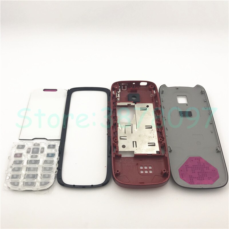 10Pcs/Lot Original For Nokia 5130 Full housing +Battery Back Cover +English Keypad +Logo