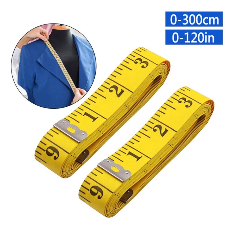 Double-Scale Soft Tape Sewing Tailor Cloth Ruler Dressmaker Flexible Ruler Tape