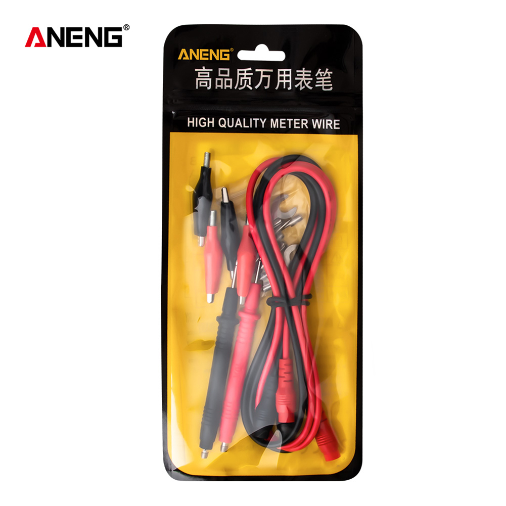 1 Pair Multifunctional 10A/20A Ammeter Test Cord Multimeter Test Voltmeter Lead Probe Wire Pen C Pencil Line with Alligator Clip