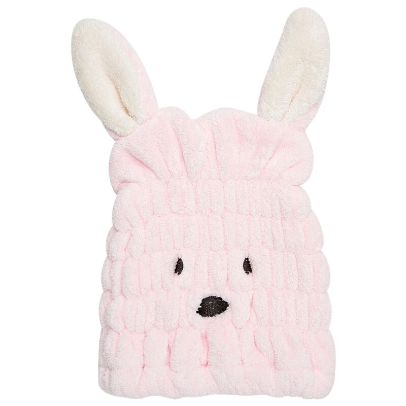 Cartoon Dieren Wrijven Haar Droog Handdoek Haar Cap Sneldrogend Hooded Handdoek Vrouwelijke Mooie Douche Cap Badstof Gedrukt streep Roll