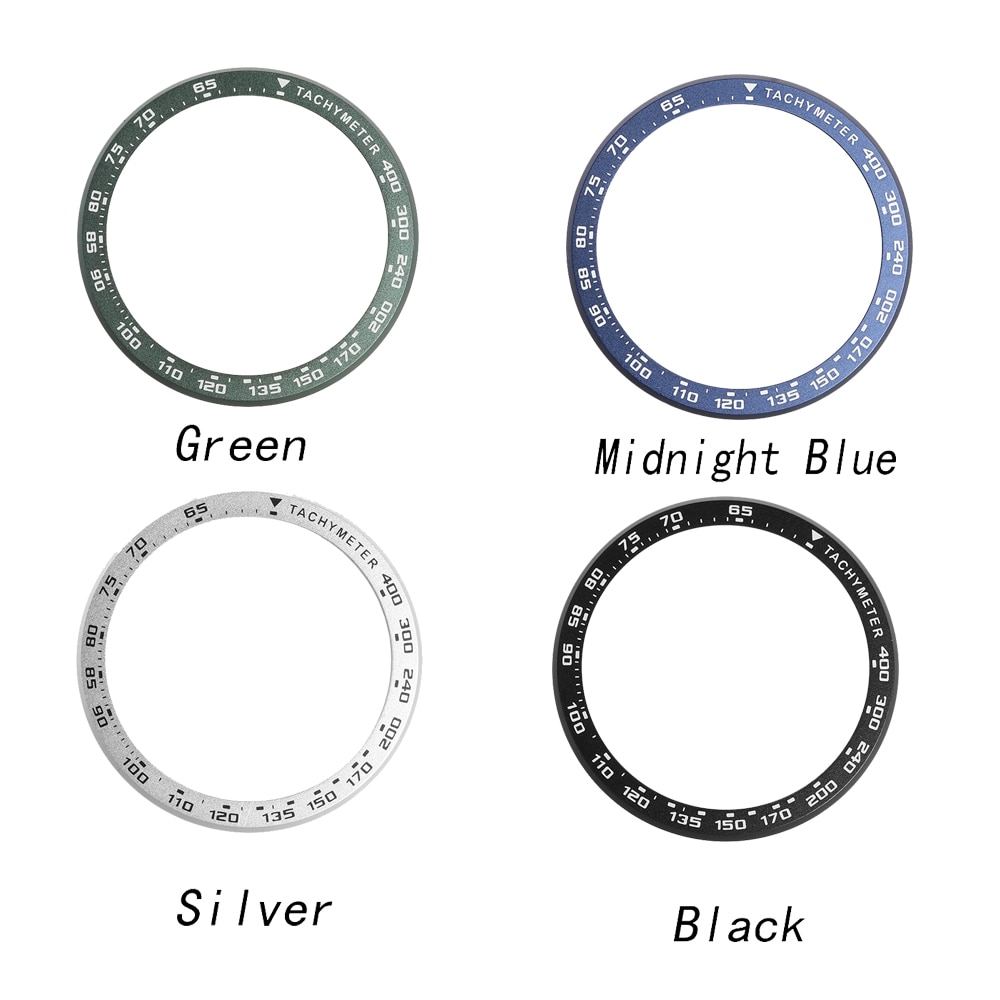 Pour Xiaomi Amazfit GTR 47MM métal bord extérieur couverture lunette anneau cadran échelle vitesse tachymètre étui pour Amazfit GTR 47 Film