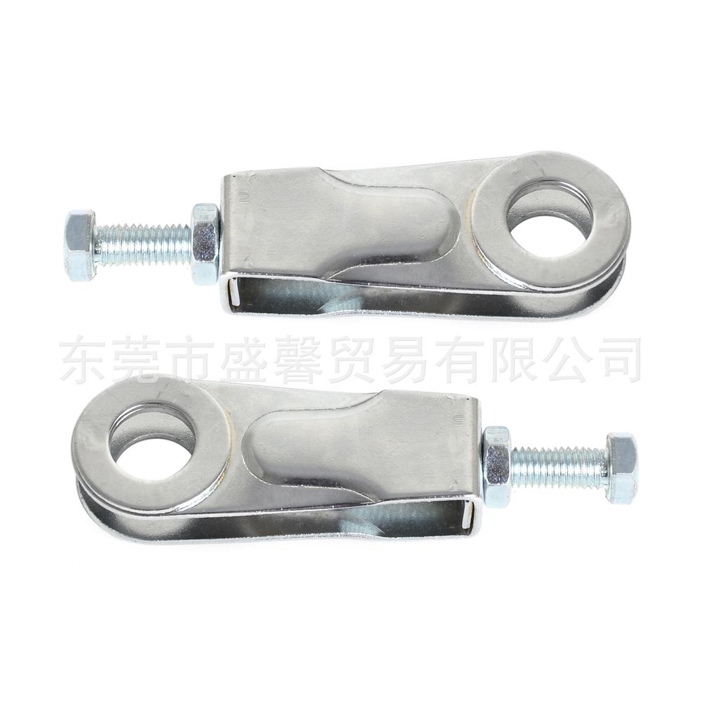 1Pair 15mm Axle Puller Tensioner Wheel Chain Adjuster Pair for Yamaha YBR 125 Accessories