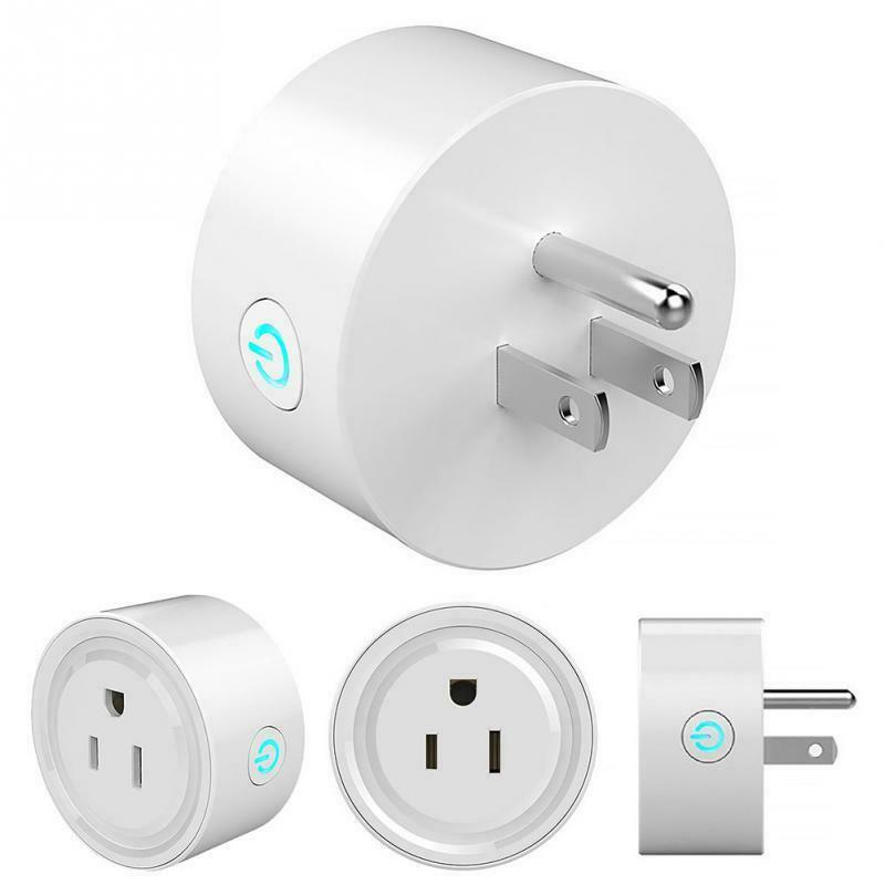 Smart Wifi Power Plug with Surge Protector Voice Control Smart Home Wifi Wireless Socket Outlet Work with Alexa Google Home Tuya