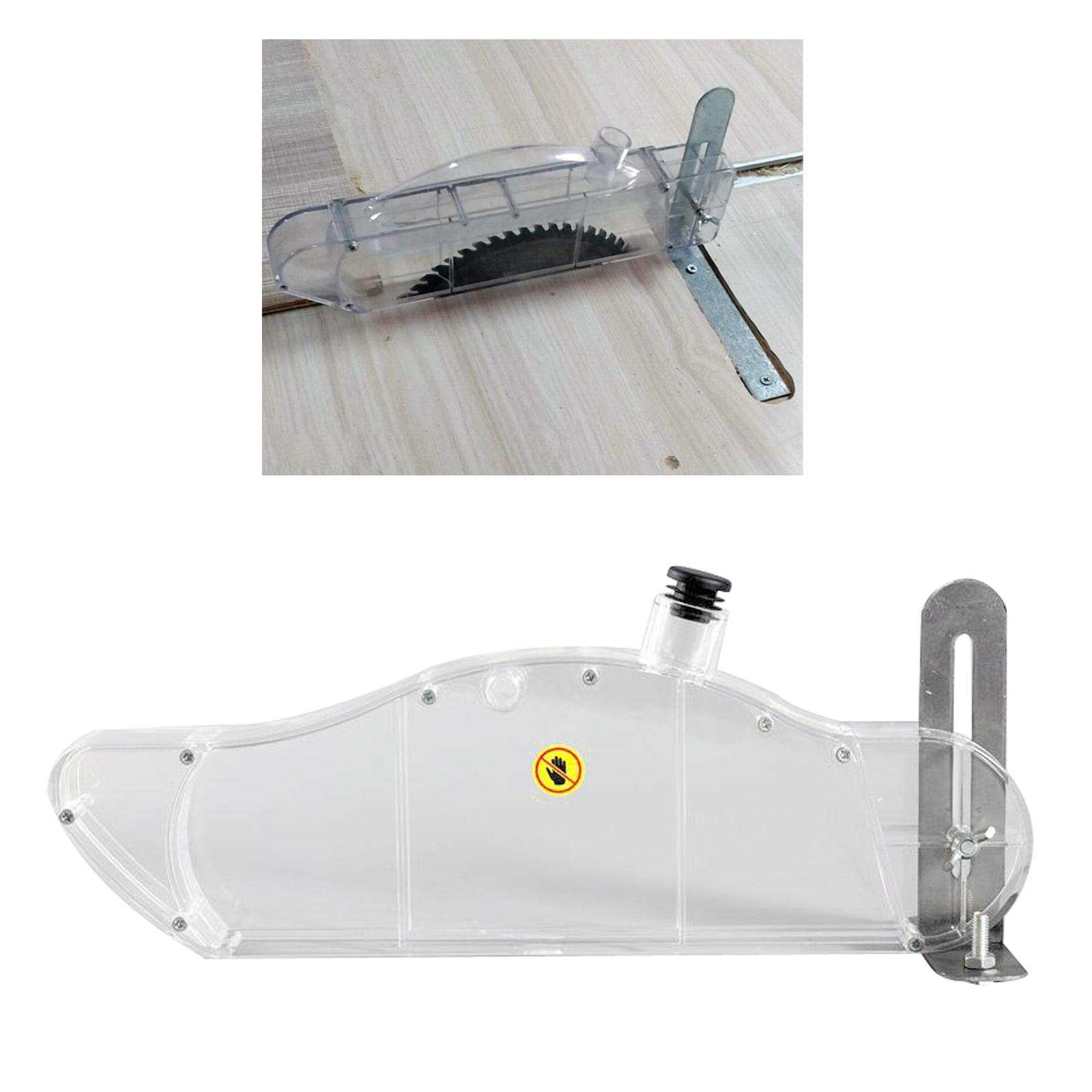 Clear Table Saw Protective Cover 6-7inch Table Saw Blade Shiled Guard with Dispensing Tool