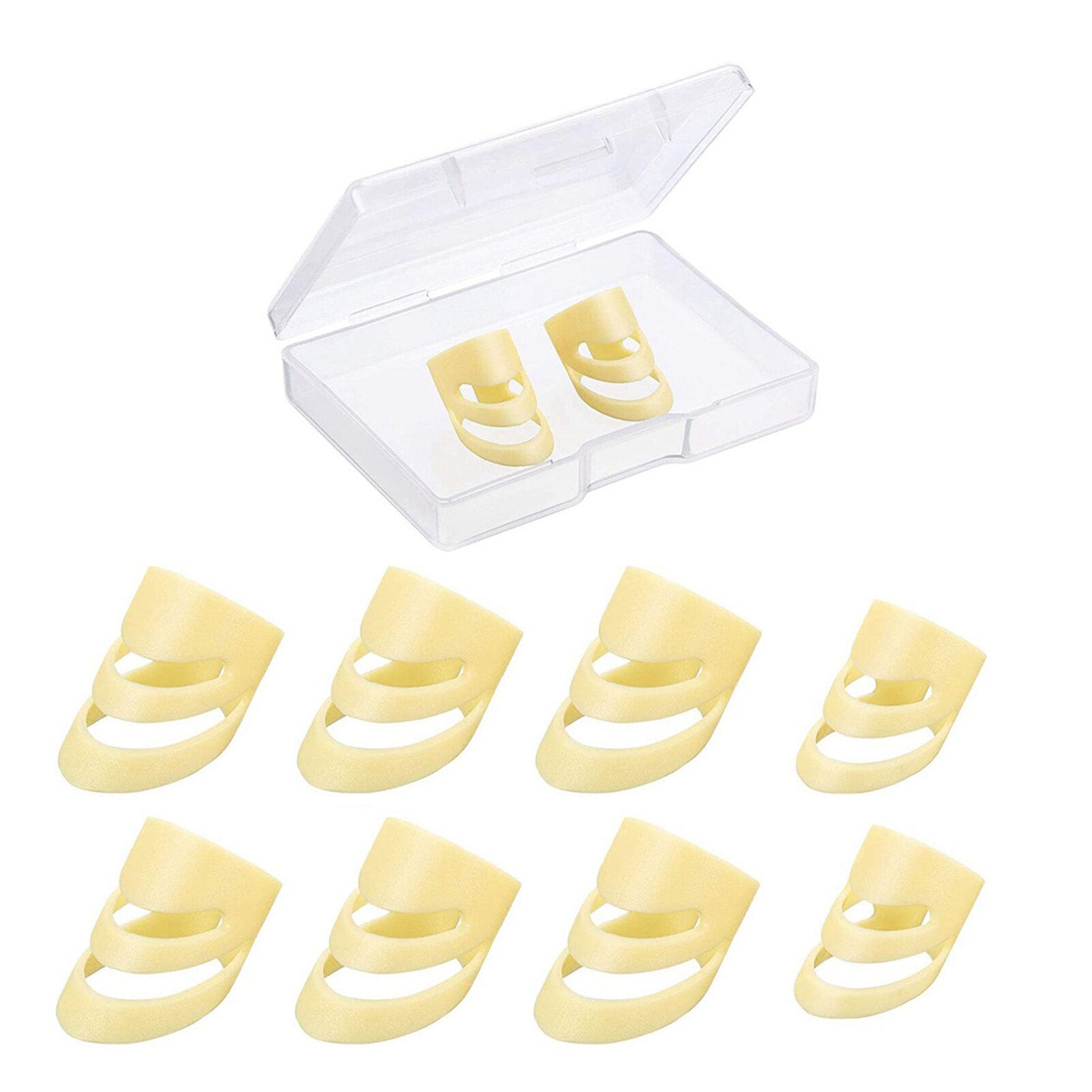 Portable Stringed Instrument Accessories Bass Ukulele Plectrums Universal Adjustable ABS With Storage Box Guitar Picks