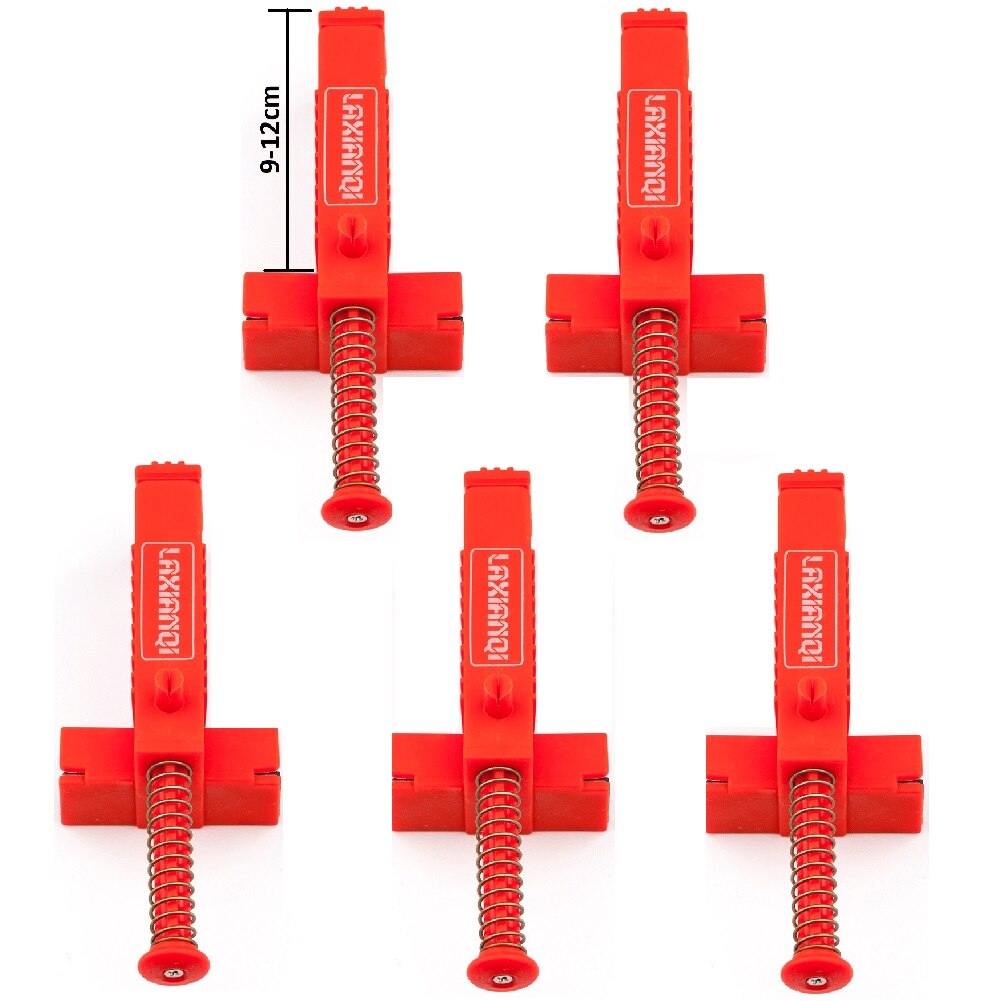2/5pcs Brick Leveling Line Runner Bricklaying Measuring Drawing Leveler Wire Puller Constructions Masonry Building Fixer Tools: 5pcs 9-12cm Red