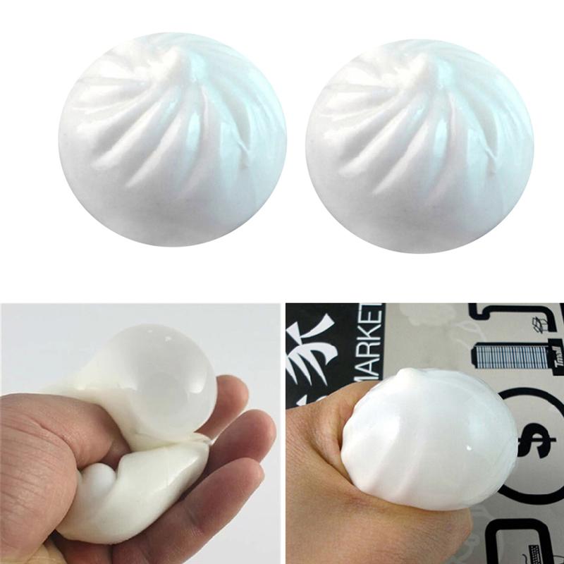 3pcs Vent Toy Tricky Bun Baozi Anti Stress Funny Reliever Water Ball Toy for Adult Home Decompression