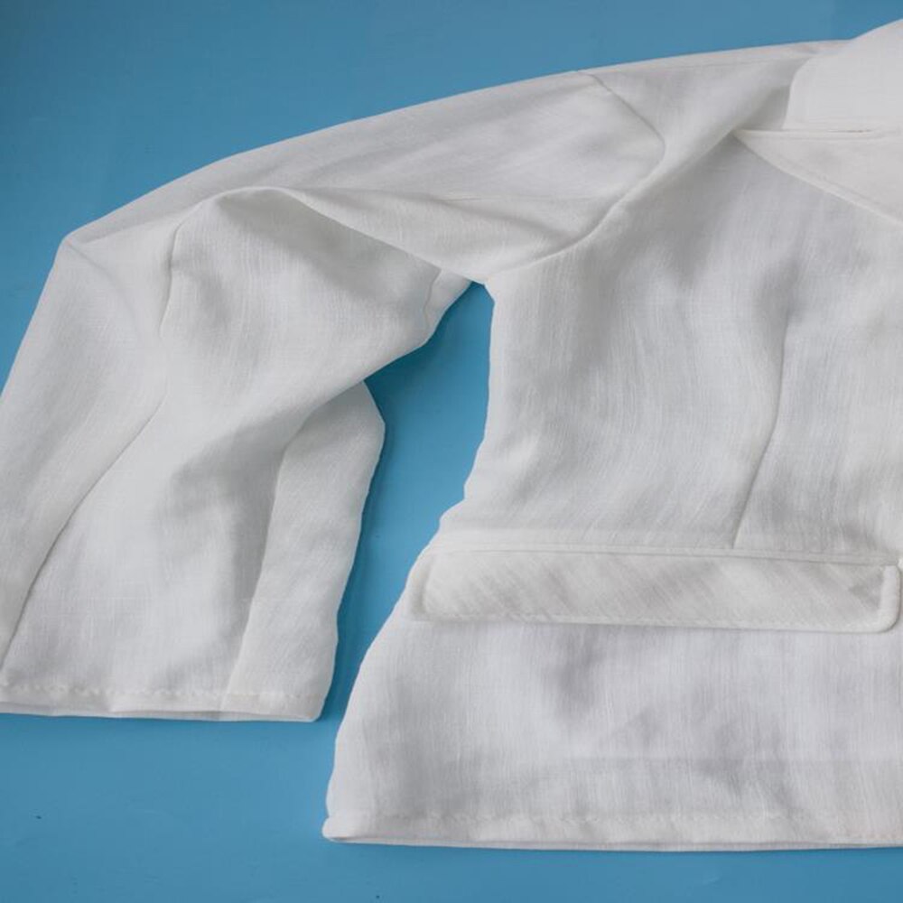 White Cotton Linen Suit Coat Men's Summer Autumn Pure Color Slim Casual Business Thin Mens Blazer Jacket Comfortable Breathable