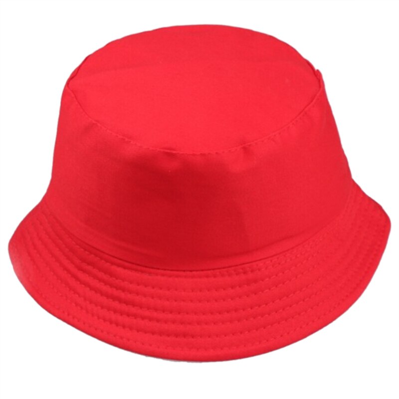 1 pièces couleur bonbon seau chapeaux femmes hommes noir blanc Panama seau chapeau homme femme Hip Hop crème solaire pêche pêcheur chapeau
