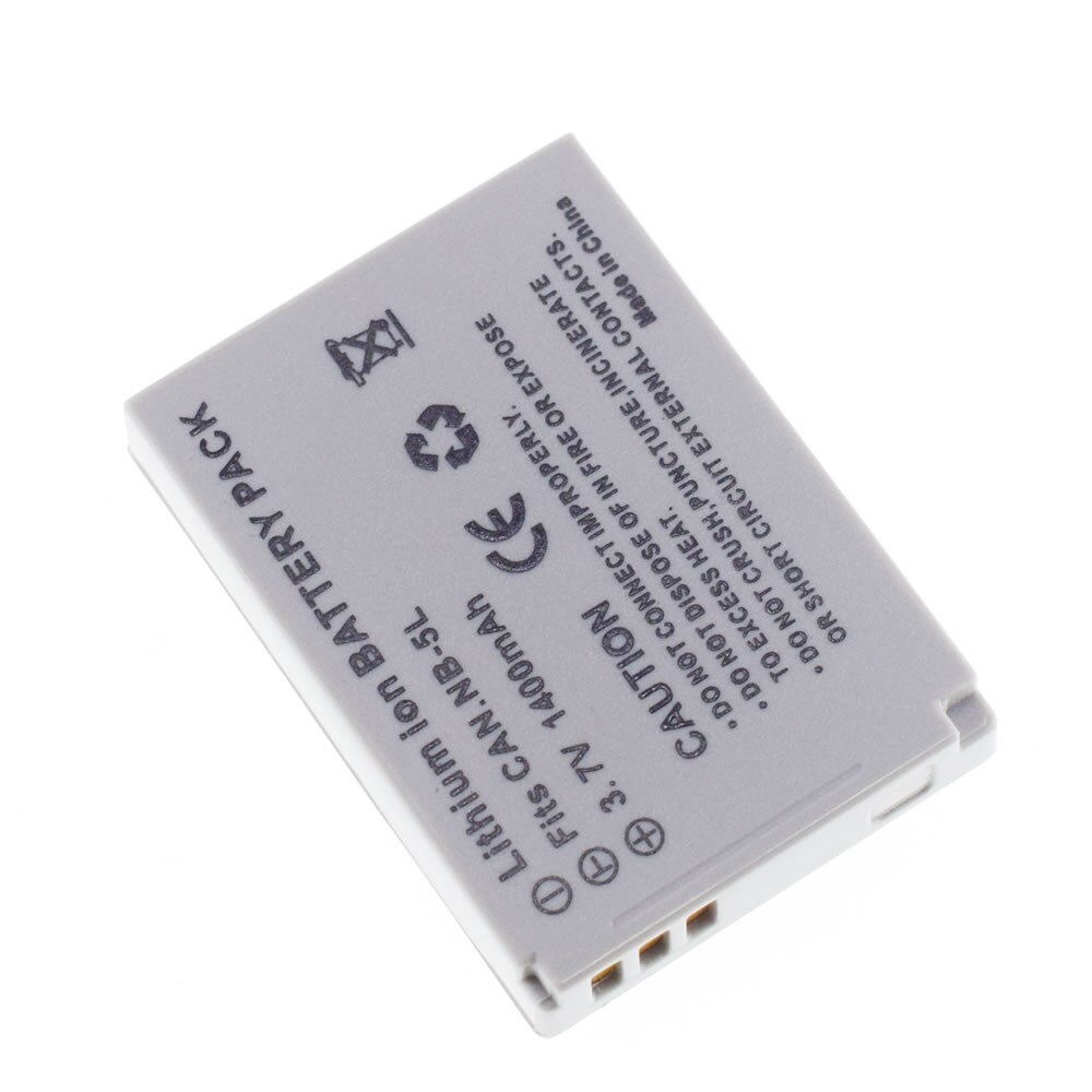 2 Pack NB-5L Battery For Canon PowerShot S100 SX200 SX210 IS SX230 HS