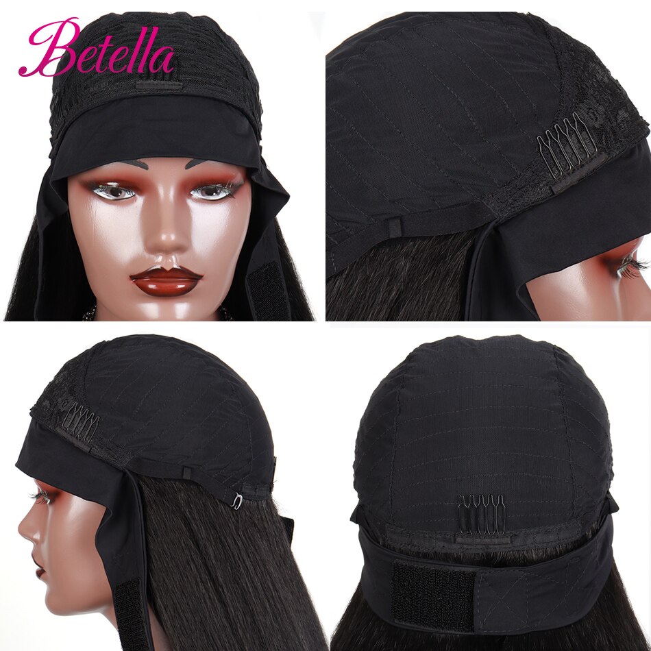 Betella Headband Box Braids Wig Ombre Brown Long Braided African Wig Synthetic Braiding Beauty Hair For Women/Men
