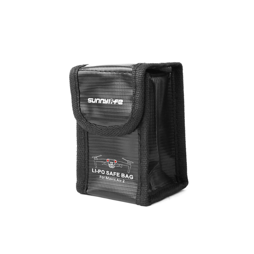 Til dji mavic air 2 lipo batteri eksplosionssikker sikker taske mavic air batteri brandsikker etui fiber opbevaringsboks beskytter