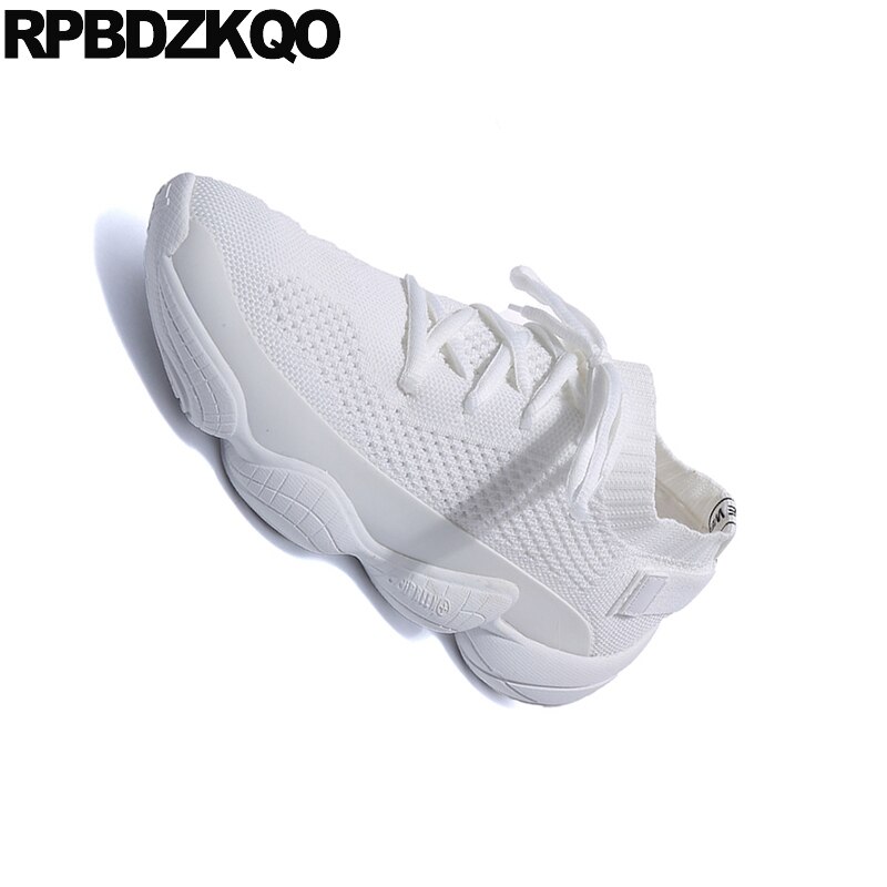 Roze dames sneakers met veters, ronde neus, grote maat, ademend mesh, goedkope wandelschoenen voor dames, chinese damessneakers