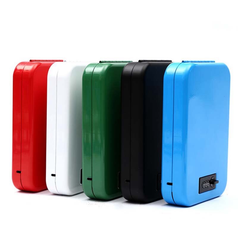 Key Safe Box Portable Car Auto Safe Valuables Wallet Jewelry Storage Box Safe Deposit Box Safe Strongbox