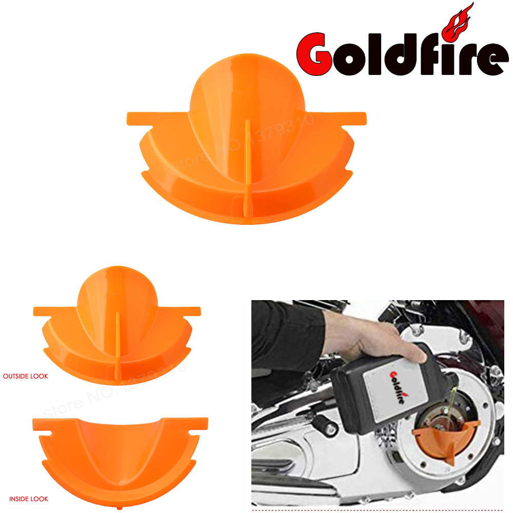 Motofan Crankcase Fill Funnel Primary Case Oil Fill Drip-Free Oil Funnel Suit For Harley