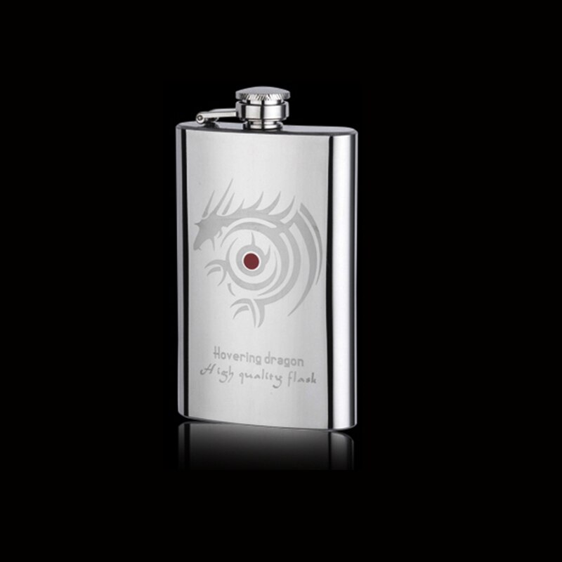 Flagon my liqueur Whisky alcool vodka hanche | Miroir , dessin en acier inoxydable, style , vodka hanche bouteille à vin d'extérieur Portable: C pattern