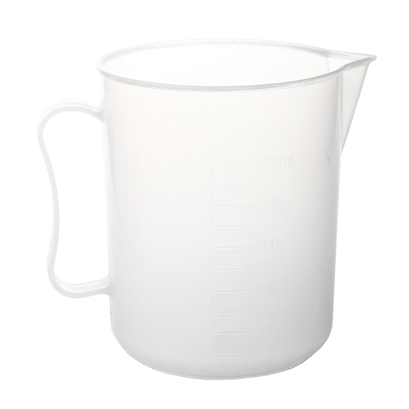 500Ml Transparent Graduated Beaker With Handle: Default Title
