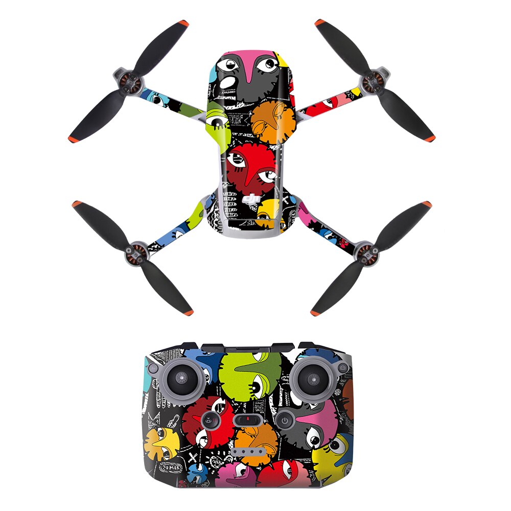 Pegatinas de PVC para Dron, calcomanías de Control remoto para DJI Mavic Mini 2, Fly More Combo, accesorios: 02