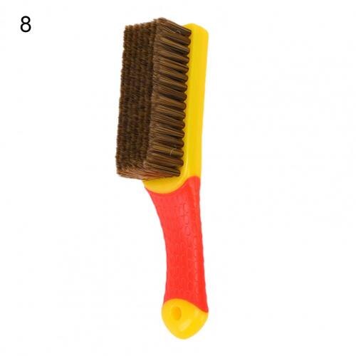Bristle Brush Deep Cleaning Good Toughness Polishing Comfort Grip Stiff Bristle Scrub Cleaning Brush for Collection: 8