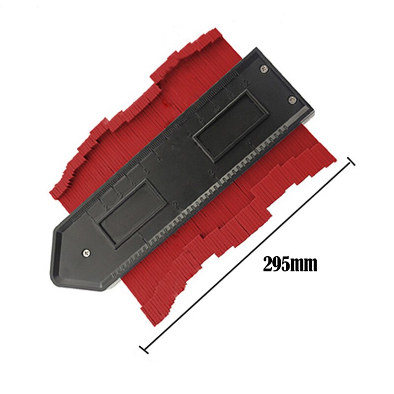 Multi-Function Contour Measuring Instrument Profile Gauge Duplication Ruler Wood Marking Tool Measuring Gauge General Tool