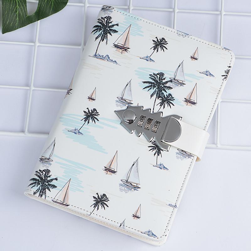 A5 Pu Lederen Planner Notebooks En Tijdschriften Wachtwoord Agenda Office Bussiness Dagboek Met Slot Notebooks Schoolbenodigdheden: D