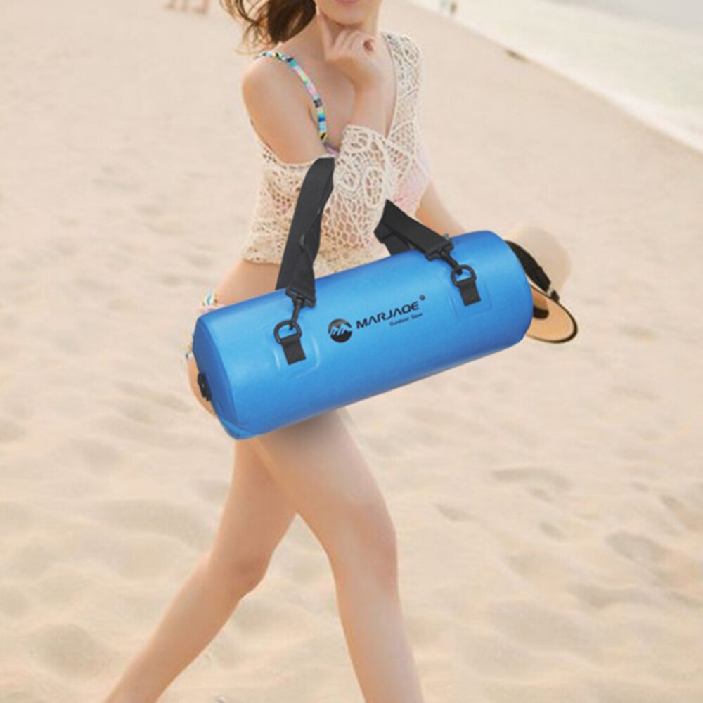 12L Large Capacity Fully Airtight TPU Outdoor Waterproof Swimming Bag Backpack Dry Double Shoulder Bag Handbag Pouch for Beach