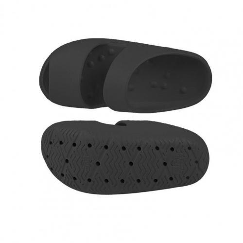 1 Paar Eva Antislip Swing Slippers Wedge Sandalen Sport Fitness Massage Schoenen Chinese Acupressuur Therapie Voet Massager Schoenen: Black