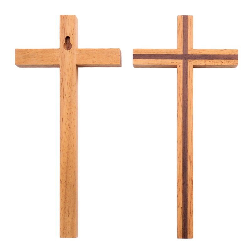 Handgemaakte Houten Kruis Christus Ornamenten Muur Opknoping Tafel Cross Voor Thuis Altaar Kapel Kerk Decor