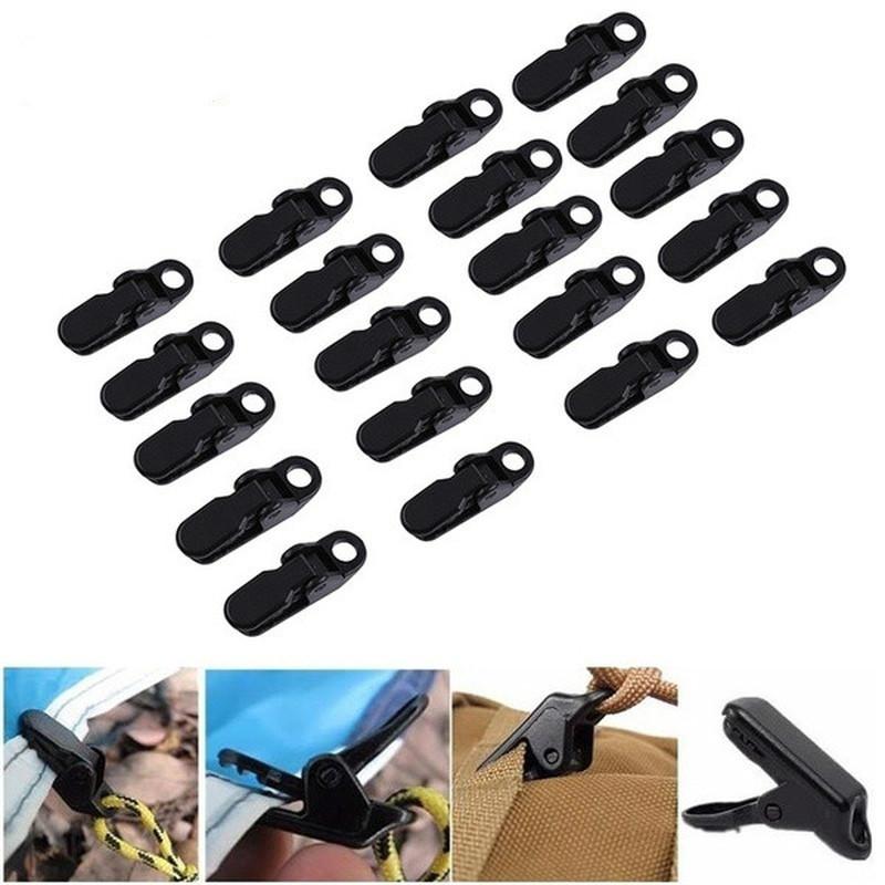 10 Stuks Tent Pull Punt Clip Outdoor Camping Tent Alligator Clip Pull Punt Haak Gesp Voor De Tent Krokodil Clip tent