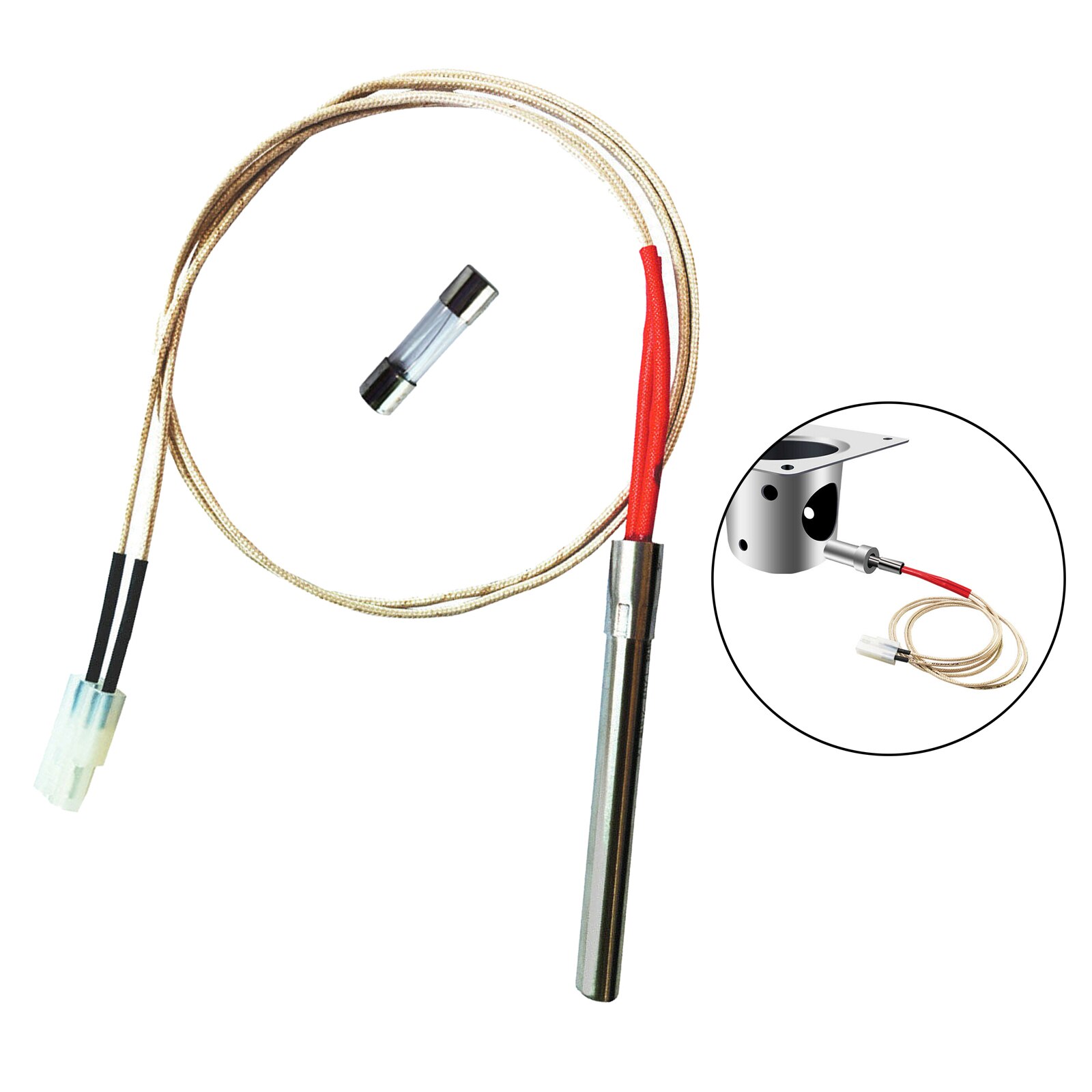 Rvs Ignitor Kit Voor Alle Pit Boss Pellet Grills En Kamp Chef Z-Grills Houtpellets Grills Vervanging