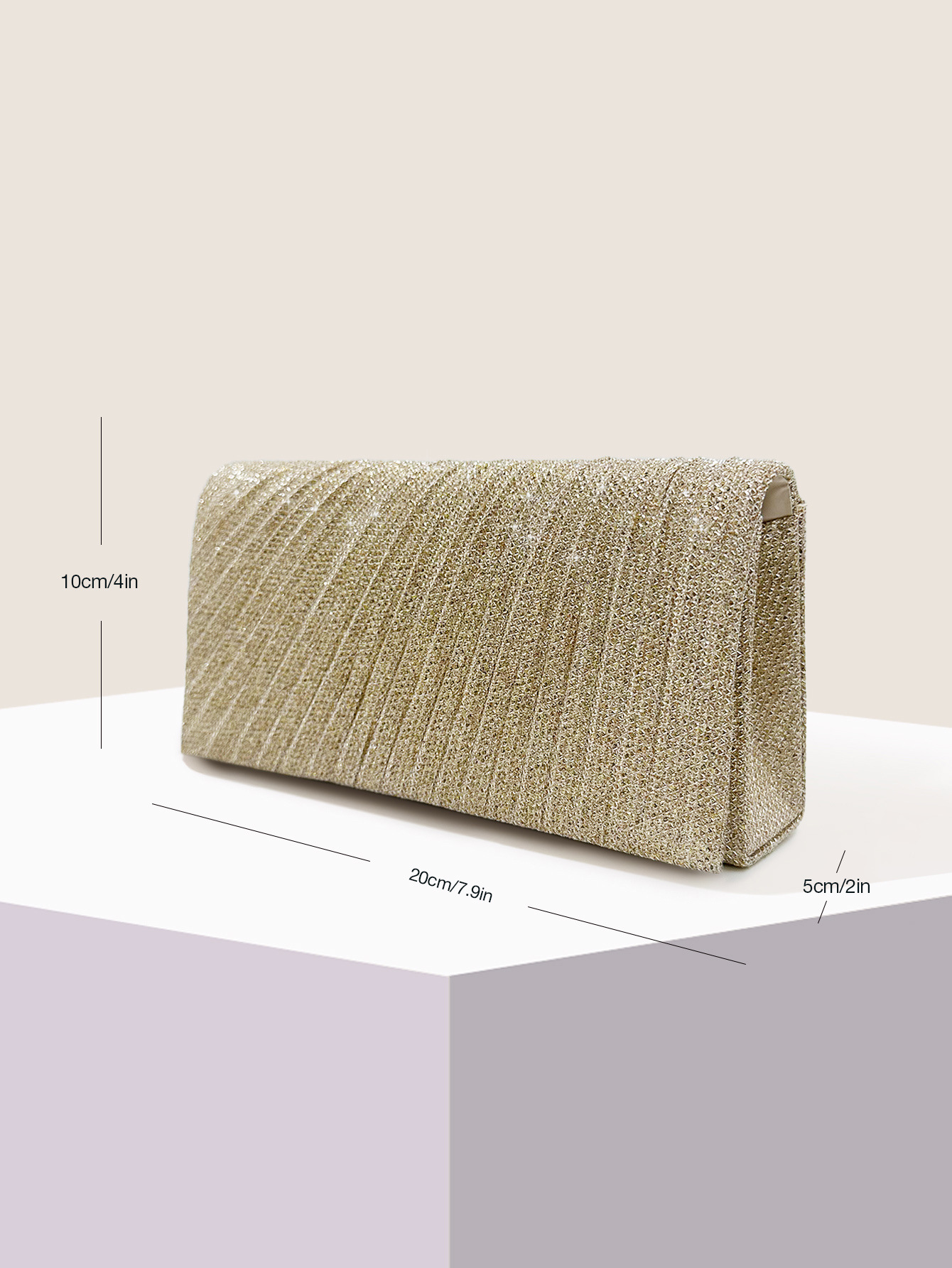 Bolso de noche tipo sobre para mujer, bolsos de hombro con cadena y purpurina, bolso largo plateado brillante, bolsos de mano para de boda, Mini bolso: Rojo oscuro