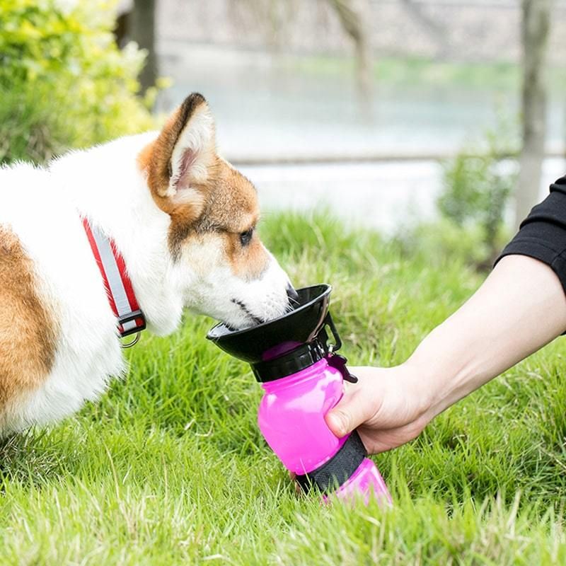 Bebedero portátil para mascotas, alimentador de bebedero, botella de agua de gran capacidad para perros