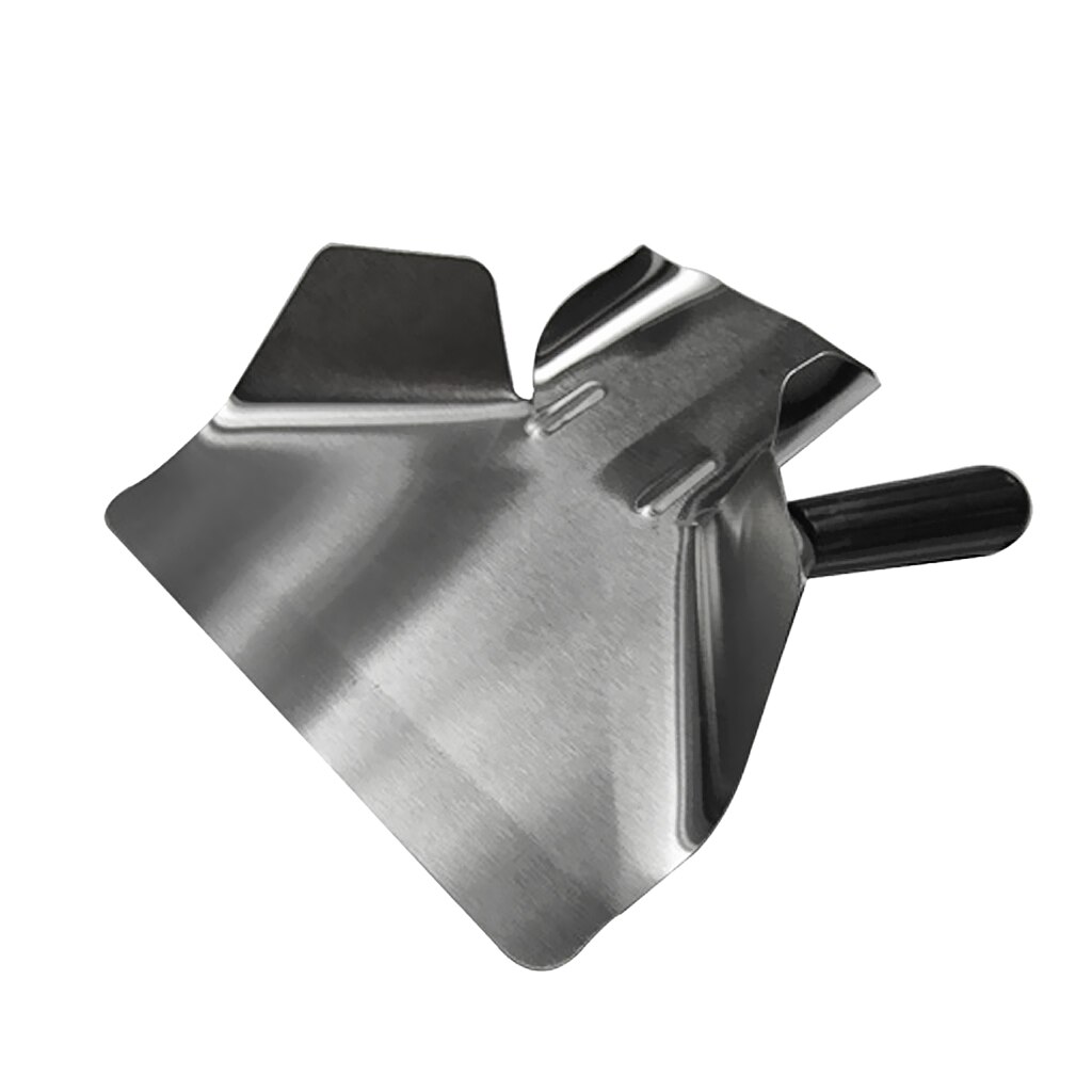 Pá de batatas fritas de chips de aço inoxidável, 2 tipos