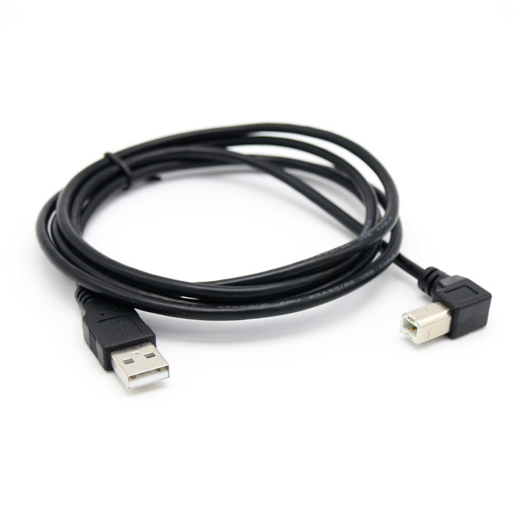 USB 2.0 A Male to USB B Male Type B BM Up&Down&Right & Left Angle Printer scanner 90 degree cable 50cm 150cm BM Angled Cable