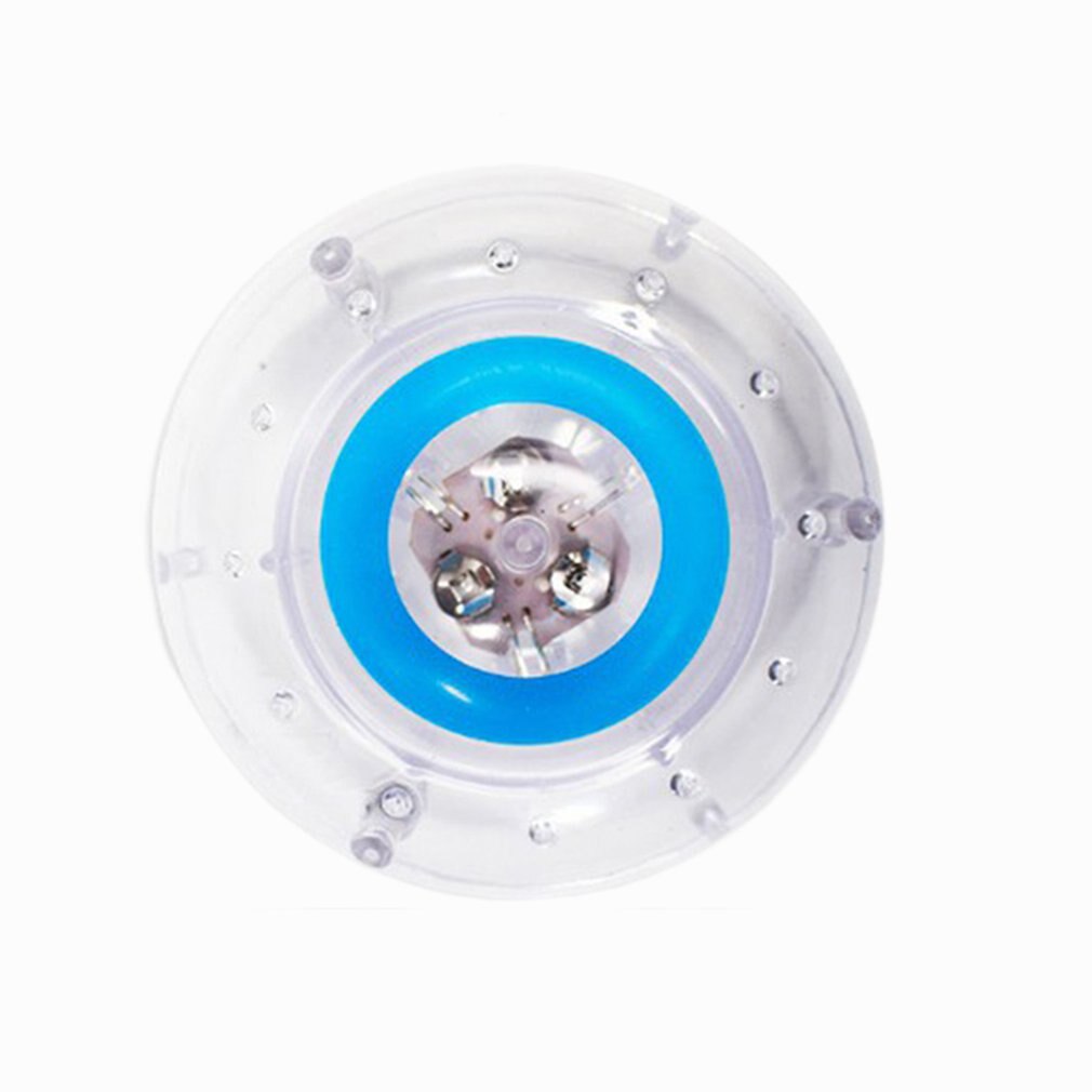 Impermeabile colorato lampeggiante luminoso portato luce giocattolo bambini palla da bagno lampada da bagno lampada galleggiante bagno: Blu