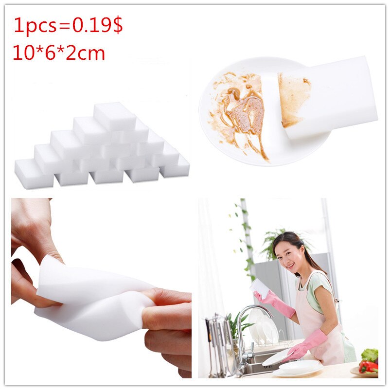 10pcs 20pcs Melamine Sponge Sponge for Washing Dishes Magic Sponge Melamine Sponges Kitchen Accessories Kitchen Gadgets
