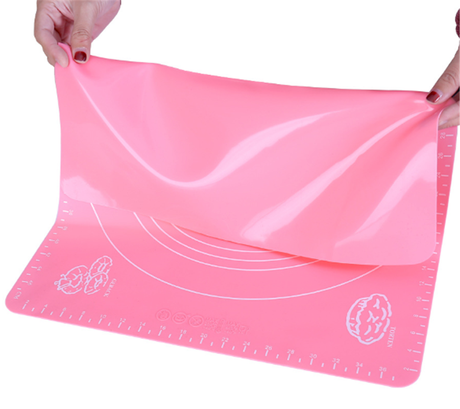 Thicken Silicone Kneading Dough Mat Scale Non-Stick Kitchen Baking Tool Cake Board Large Soft High Temperature Rolling Dough Pad