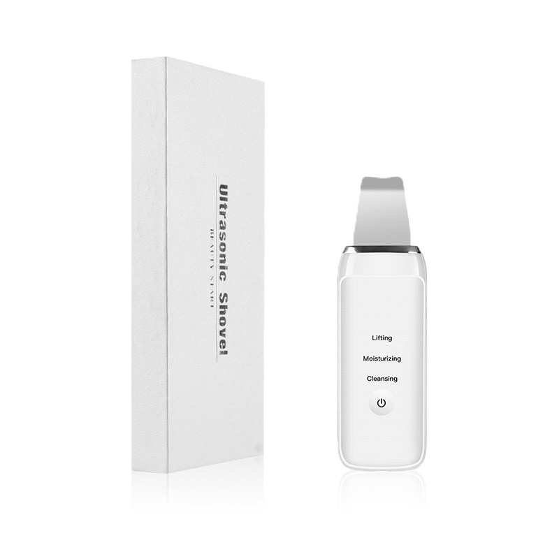 Tlinna ultrasone huidscrub diepe gezichtsreiniging verwijdert vuil, mee-eters vermindert rimpels, whitening liftende massage-apparaat