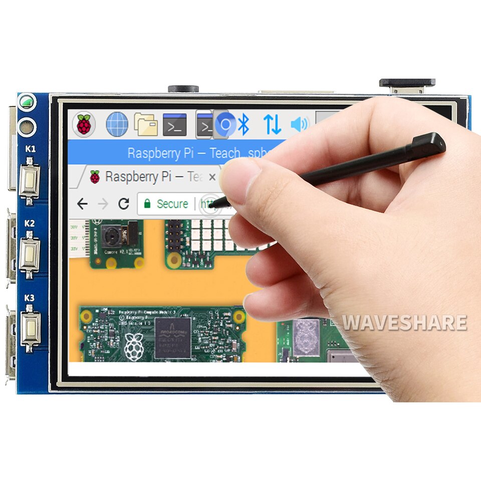 3.2inch Resistive Touch Display for Raspberry Pi 4... – Grandado