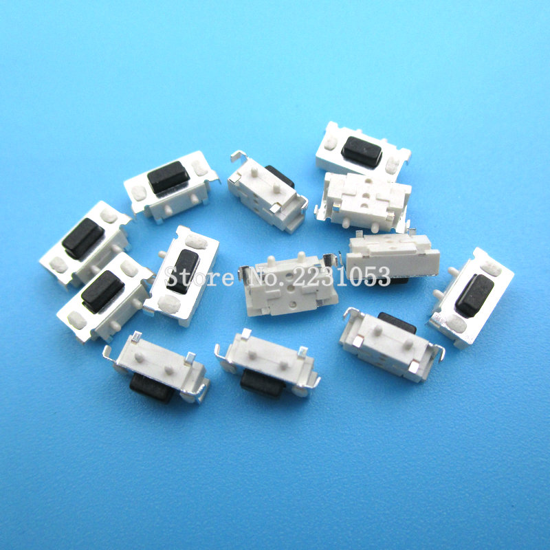 100 Stks/partij Smt 3*6*3.5 Mm Tactile Tact Push Button Micro Schakelaar Momentary 3X6X3.5MM