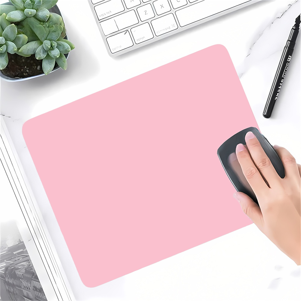 Mouse Pad Gaming Esports Mouse Pad Universal Desktop And Laptop Computer Simple And Pure Black Office Rubber Small Anti Slip Pad