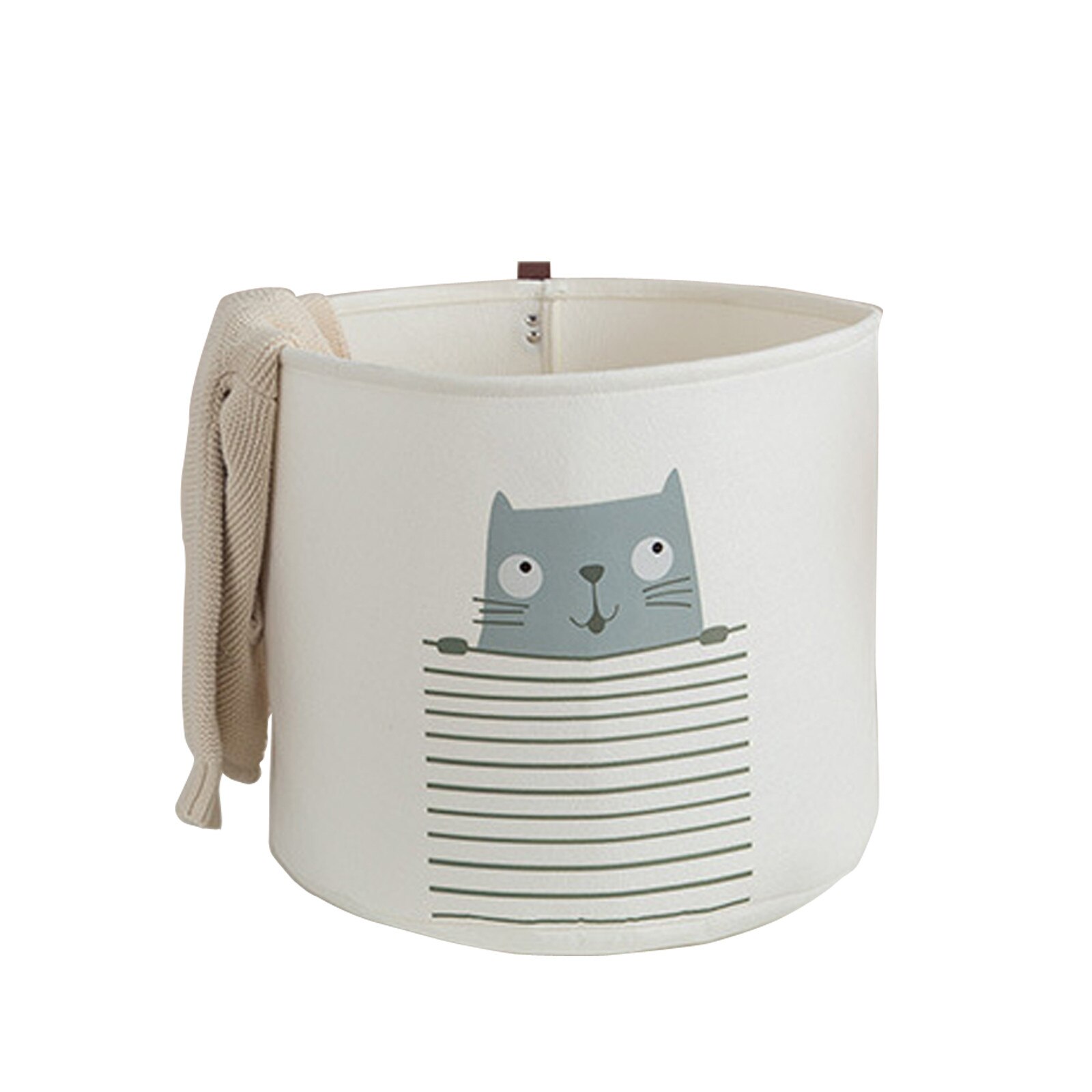 F# Cute Animal Laundry Basket Foldable Toy Storage Picnic Dirty Clothes Basket Box Cotton Wash Clothes Box Baby Organizer: B