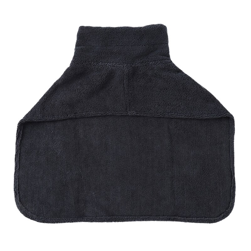 Dog Bathrobe - Super Absorbent Polyester - Sizes XS-XL - Gray