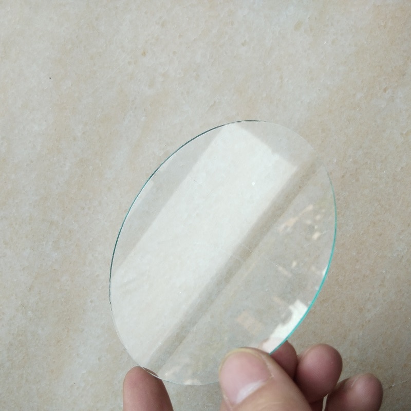 10 stuks/partij D35/42/50/65/70/92/110mm x 2mm clear glas Lens Glas cover disk disc. Glazen lampenkap voor downlight zaklamp gebruik