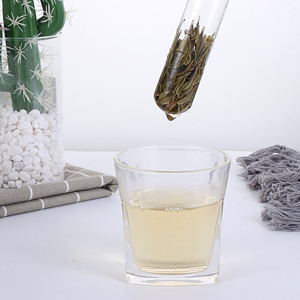 1PC Transparent Glass Tea Strainer Infuser Tea Spoon Infuser Pipe Glass Steeper Mug Diffuser Home Office Tea Tools Accessories