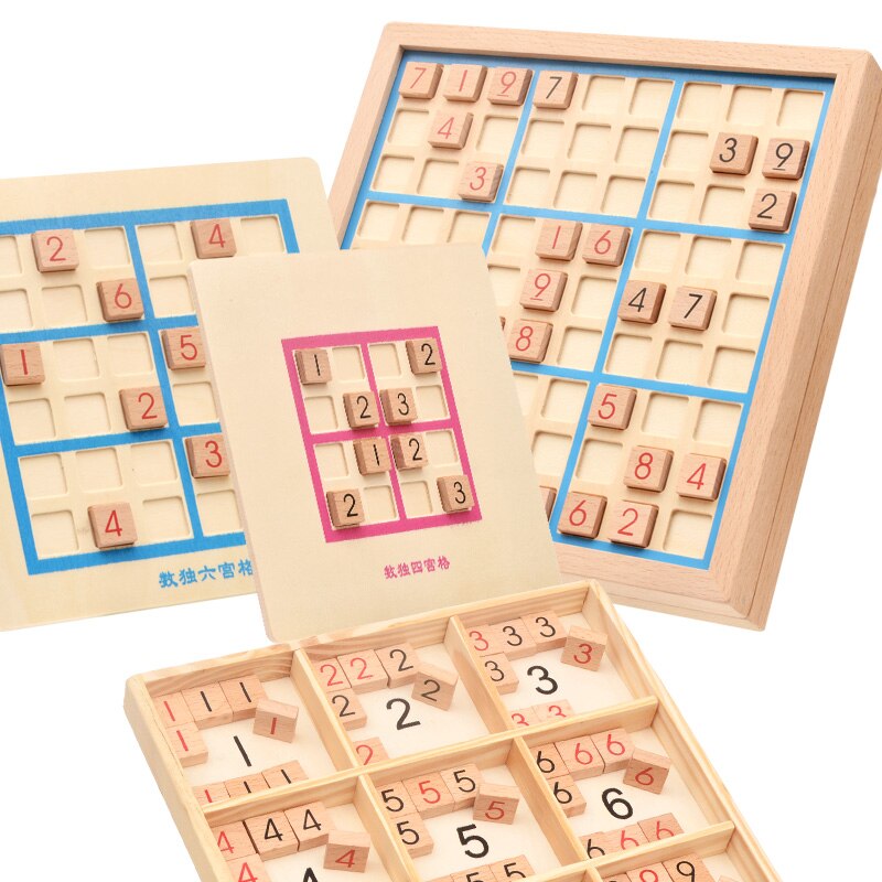 Jiugongge inteligência sudoku jogo de brinquedo educacional das crianças placa inteligente quebra-cabeça jogos brinquedos crianças dd6sd: Style 1