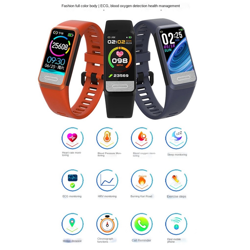 Jabs smart-armband mit herzfrequenz-, blutdruck- und blutsauerstoffmessung  ip67 wasserdichter uhr, gesundheits- und schlafüberwachung sowie schrittzähler