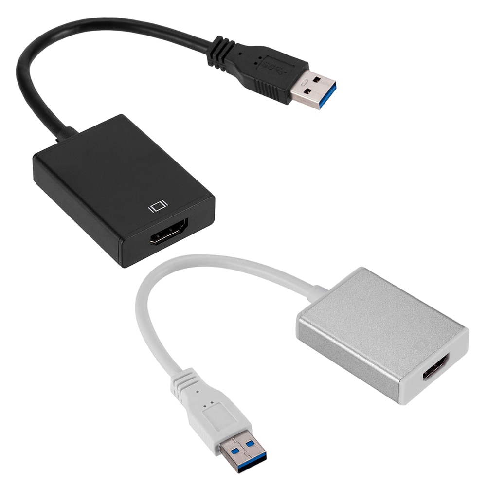 External Video Card Multi Monitor Adapter USB 3.0 to 1080p HDMI Adapter Cable Male to Female External Graphics Video Card