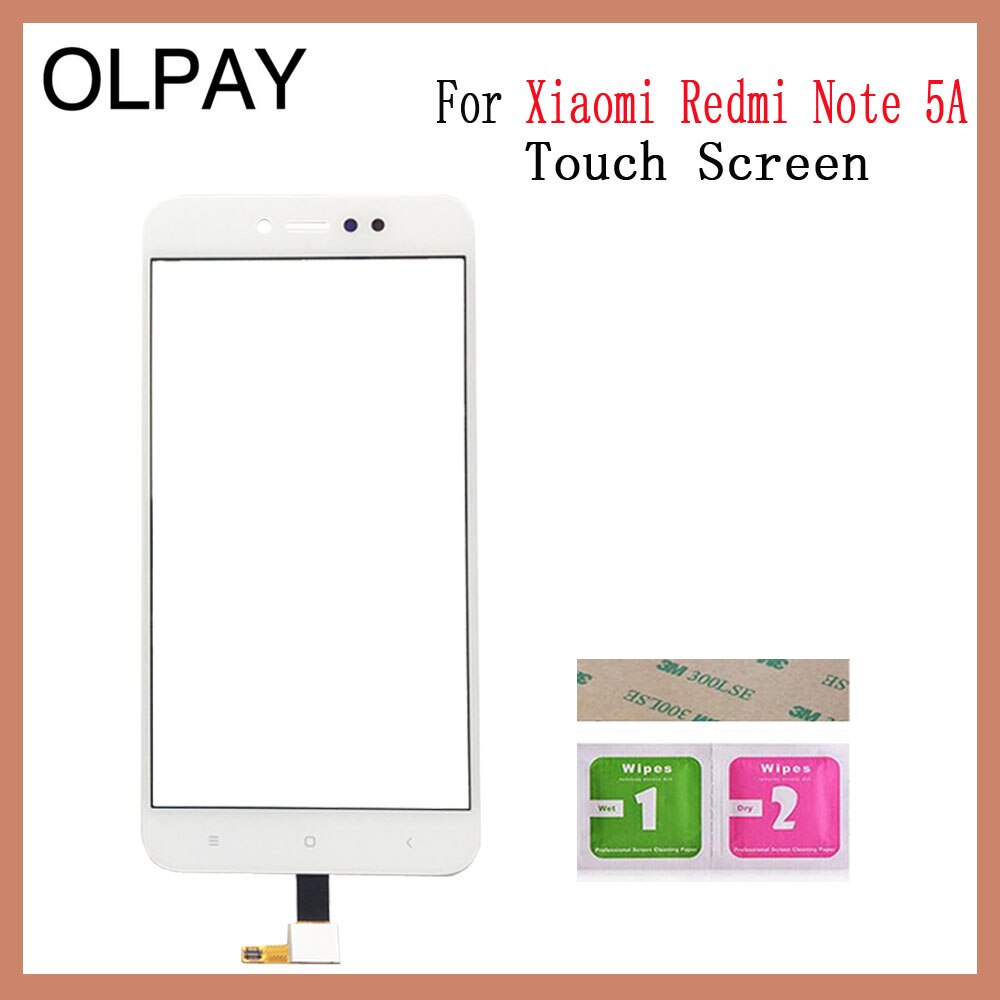 Mobile Phone 5.5'' inch Touch Screen For Xiaomi Redmi Note 1 Note 2 Note 3 Note 4 Note 5A Touch Glass Digitizer Sensor Repair: White Redmi Note 5A